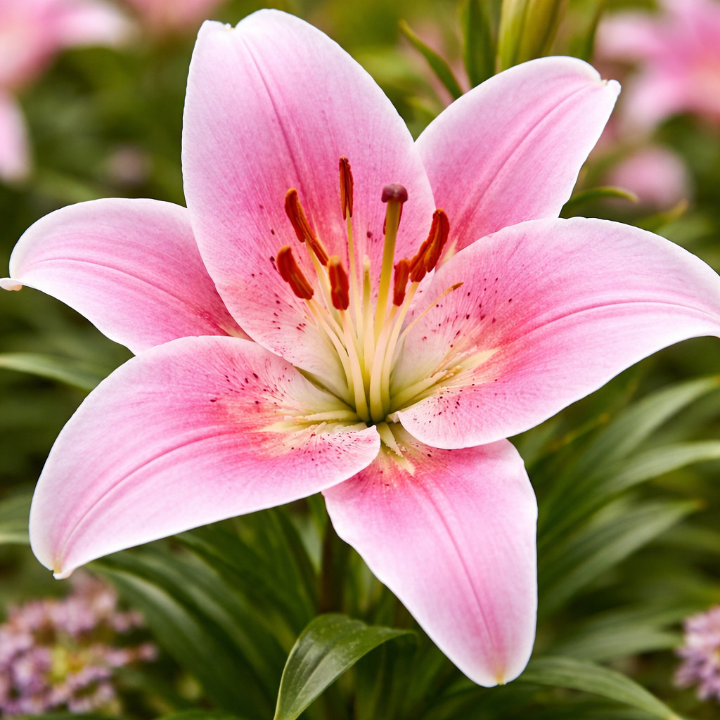 Sorbonne Oriental Lily Bulbs for Planting – Fragrant Pink & White (10 Bulbs)