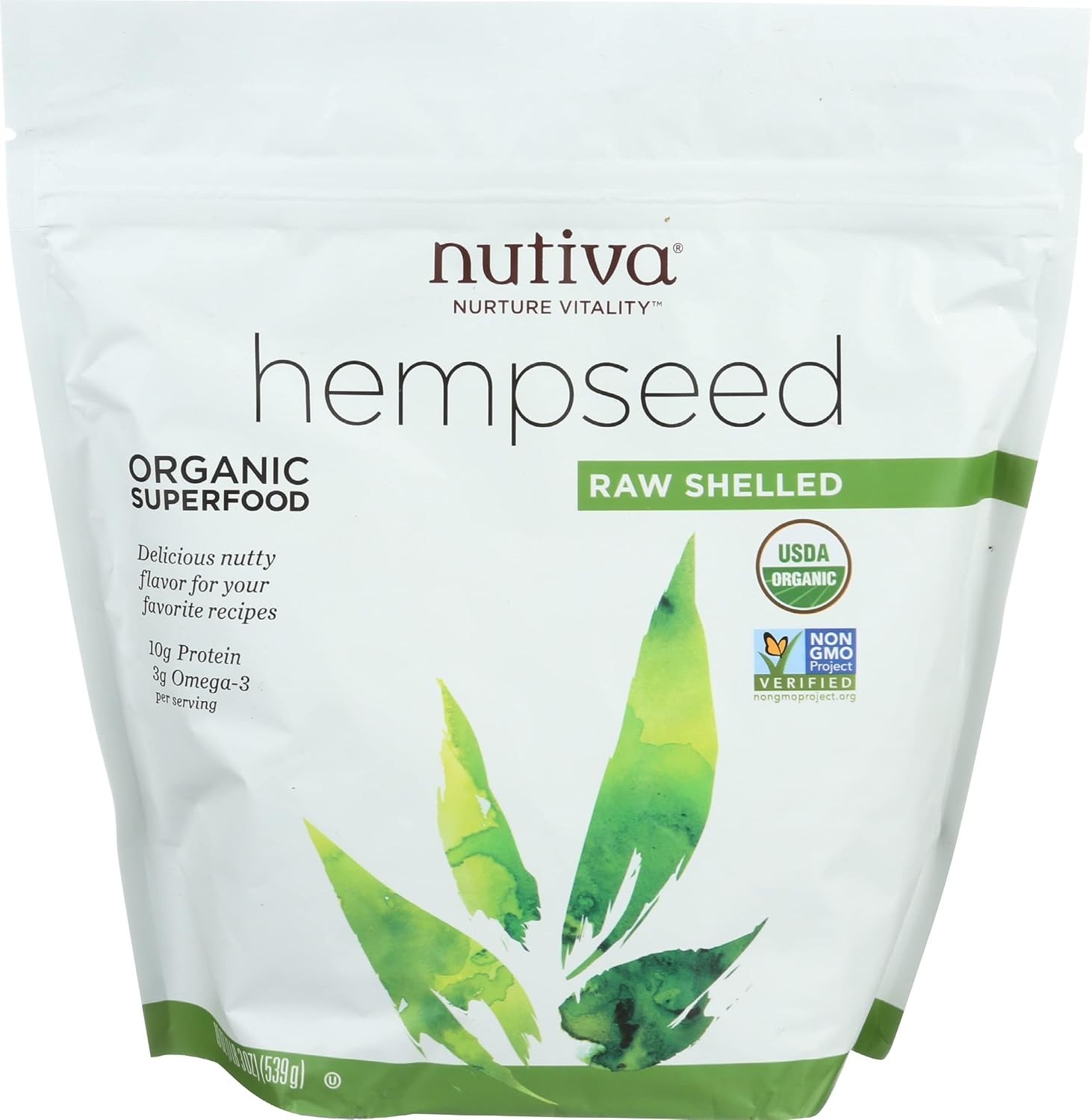 19oz Organic Raw Shelled Hempseed – Perfect for Paleo, , and Gluten-Free