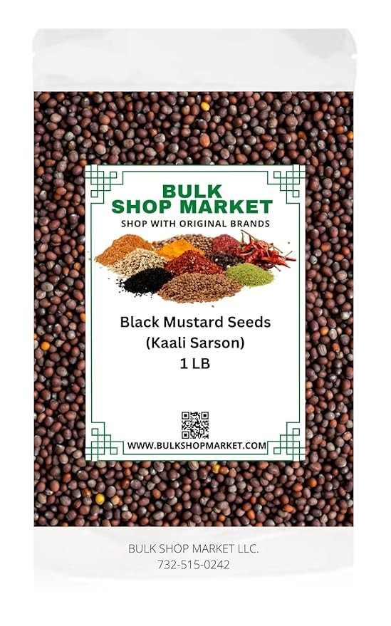 BulkShopMarket Black Mustard Seeds 1 LB – Whole Rai Seeds Fresh Premium Quality
