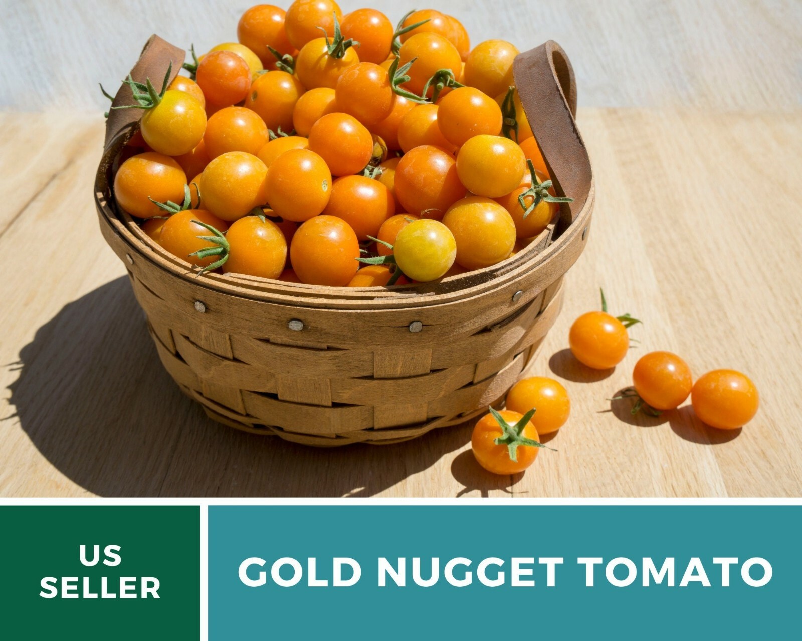 Tomato, Gold Nugget – Heirloom Seeds – Easy to Grow – GMO Free (Solanum lycopers