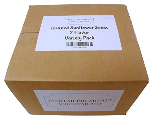 Roasted Sunflower Seeds Variety Pack – 7 Flavor Assortment, Healthy Snack Mix