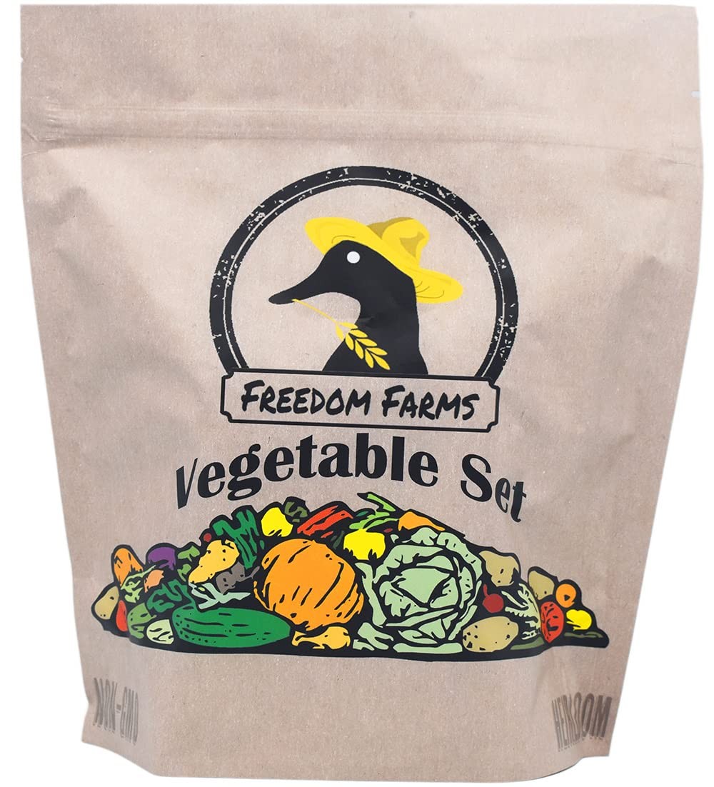 Set of 43 Assorted Vegetable & Herb Seed Packets – Over 10,000 Seeds! – Green