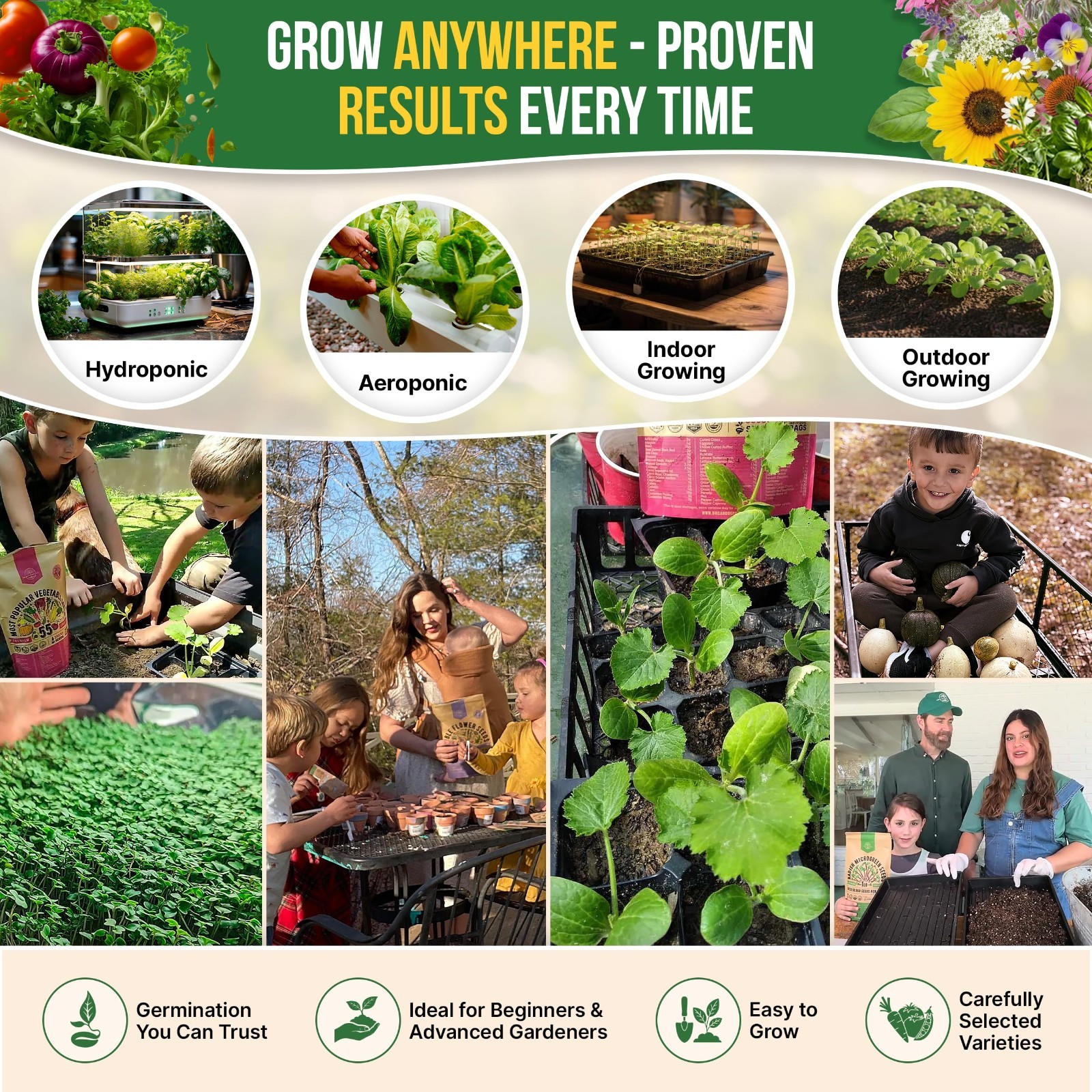 75 Medicinal & Tea Herb Seeds Variety Pack – Non-GMO Heirloom Seed Starter Kit,