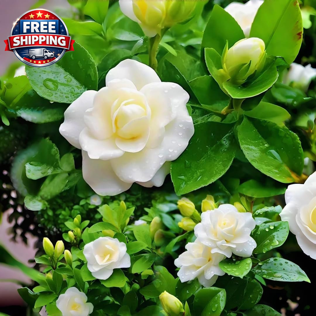 Gardenia Flower Seeds Gift Pack – 199Pcs Aromatic & Evergreen Seeds – Blooming W