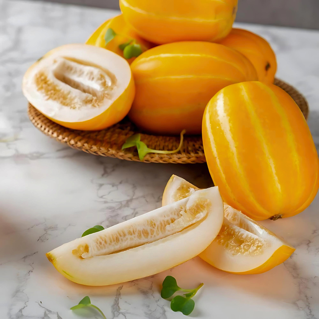 Fresh Korean Melon Seeds | Tian Gua | Heirloom Non-GMO | Asian Vegetable Seeds