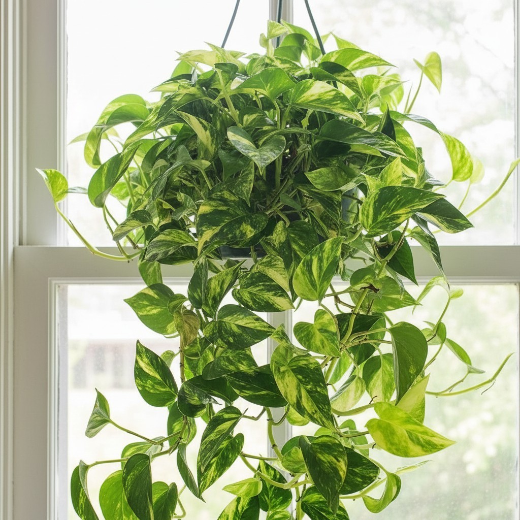 3 Rooted Pothos Live Plant Cuttings – Easy Care Indoor Houseplants