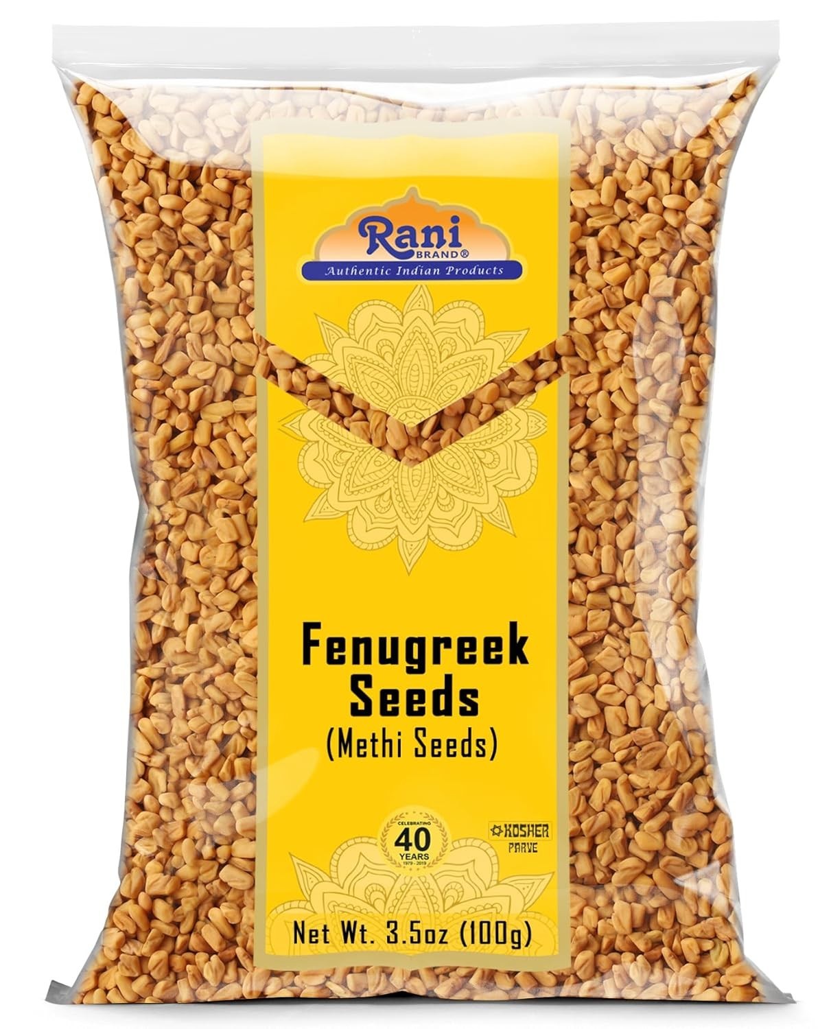 Rani 3.5oz Methi Seeds – , Kosher, and 100% Natural for Ayurvedic Cooking