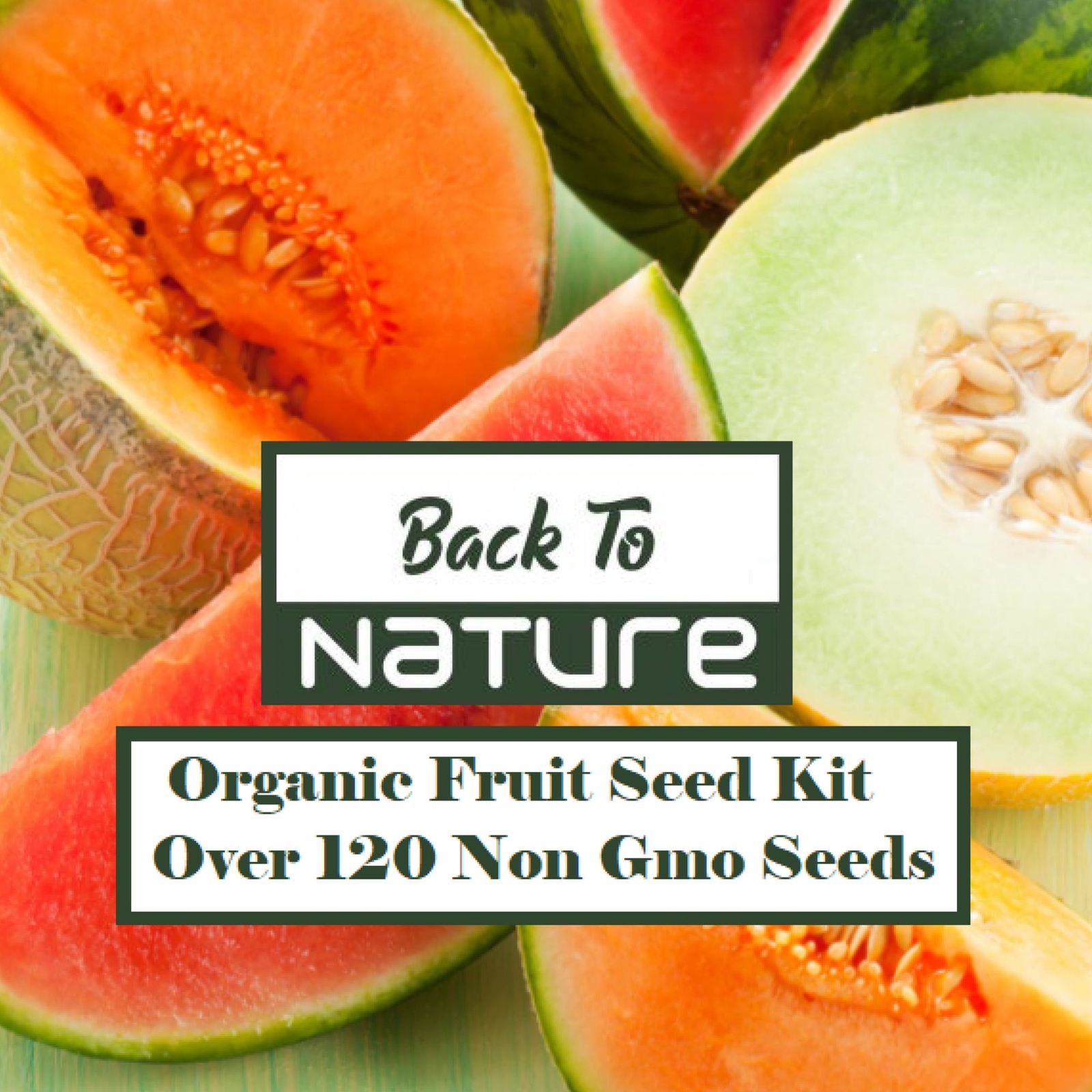 All Natural Fruit Seed Kit – 6 Varieties – Organic – Non Gmo – Heirloom