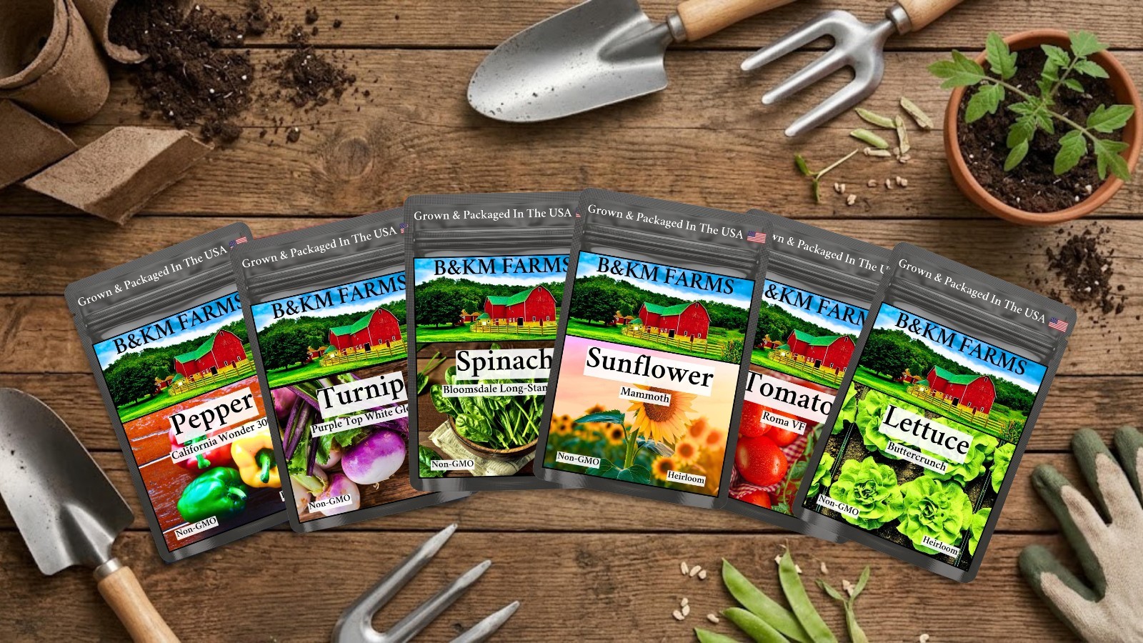 🌿 50 Heirloom Seed Varieties – Pick Your Own! Non-GMO Vegetable, Fruit, Herb &