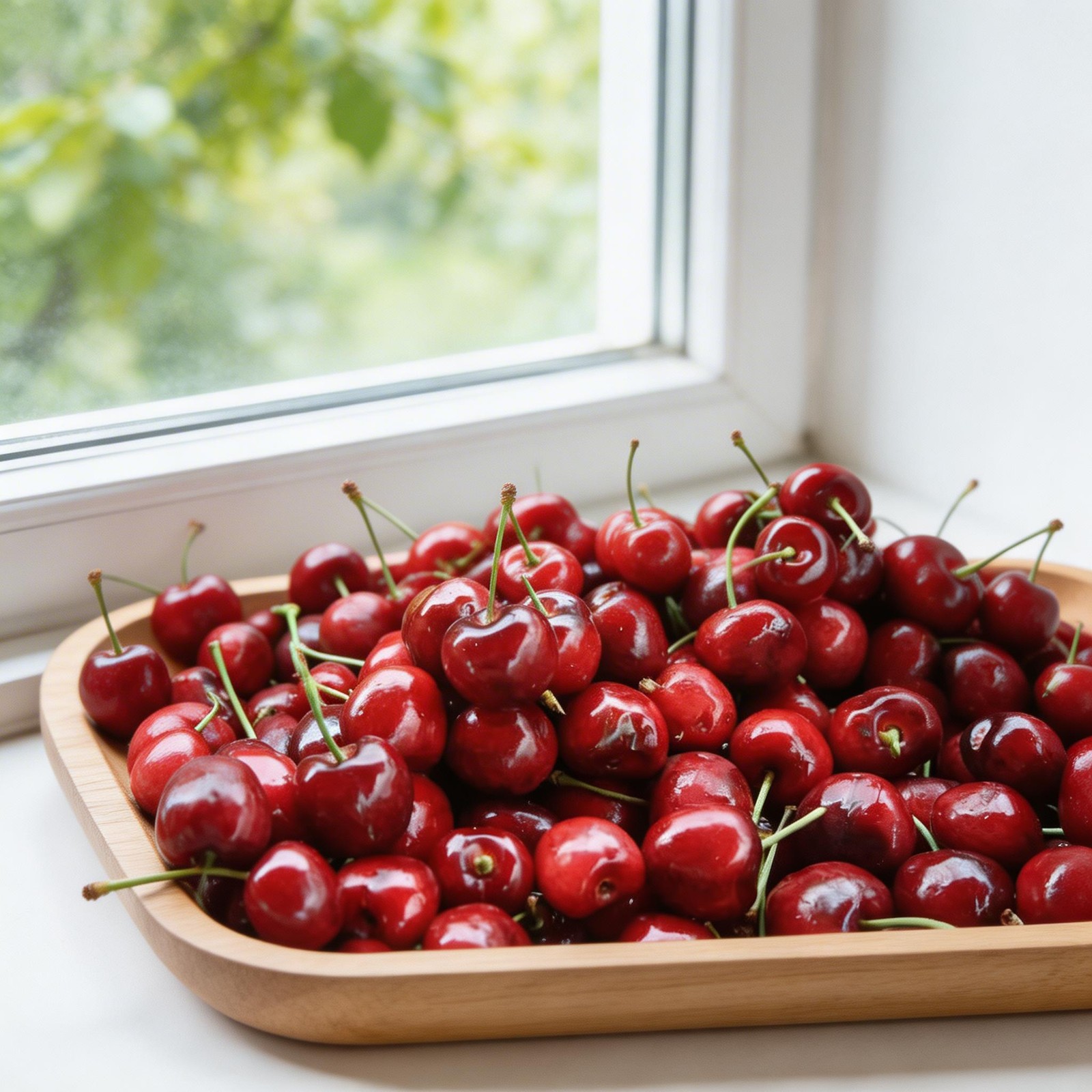 50pcs Cherry Tree Seeds Fresh Garden Fruit Tree Seeds for Planting Outdoors