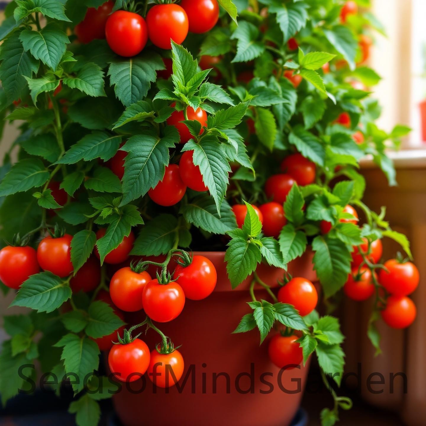 Micro Dwarf ‘House’ Tomato Plants – Compact Cherry Tomatoes for Indoor, Balcony