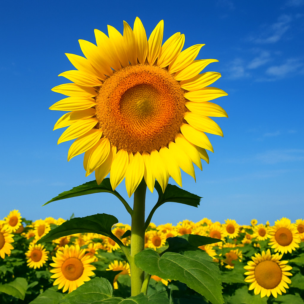 25+ STRIPED SUPER TALL SUNFLOWER GIANT RARE SEEDS MAMMOTH BUTTERFLIES BEES USA
