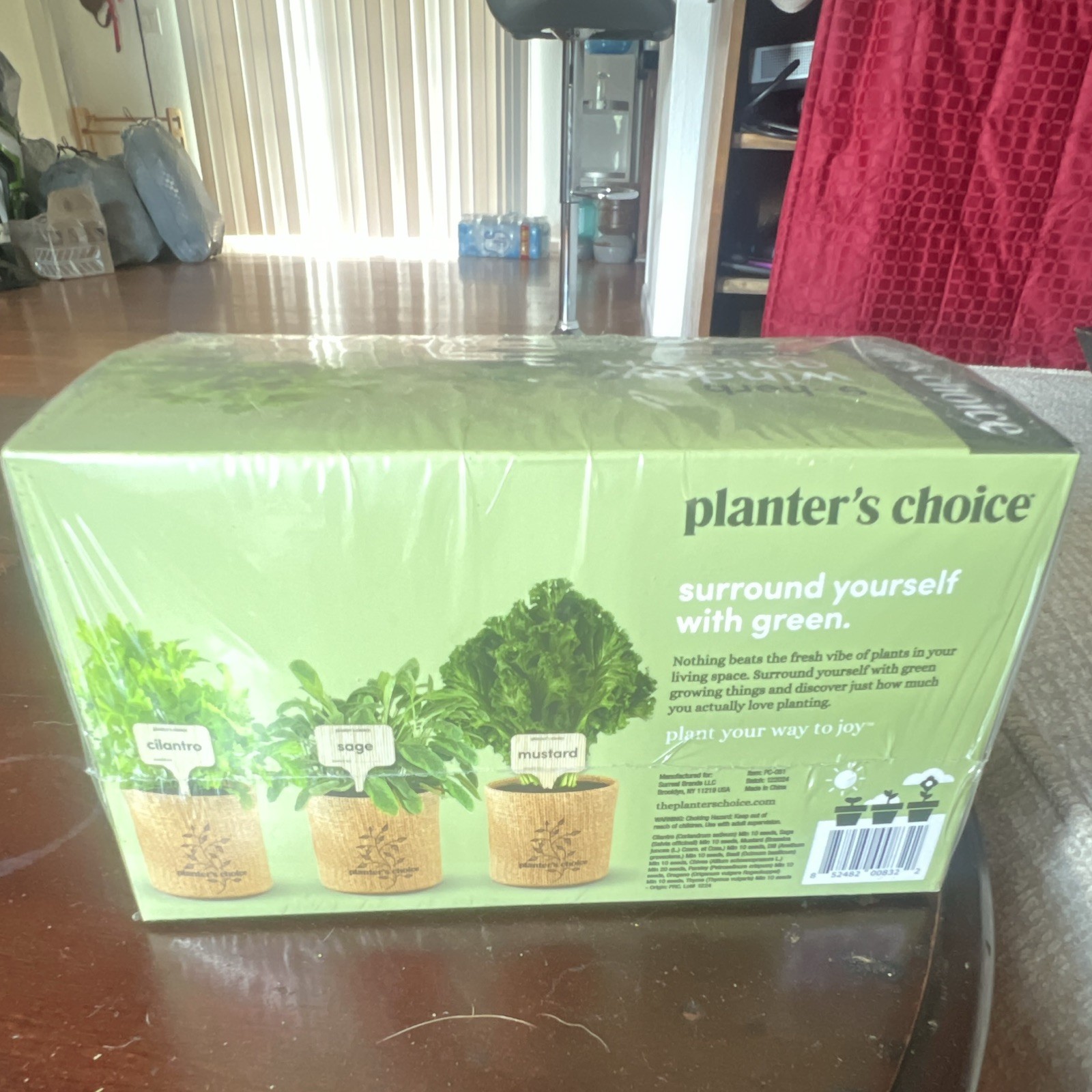 Planter’s Choice 9 Herb Seeds Kit Dill Basil Chives Thyme Parsley Indoor Sealed