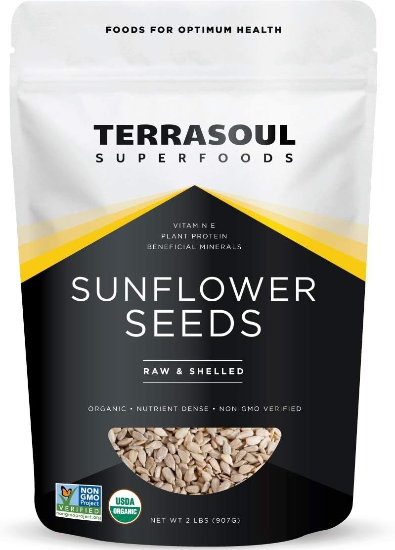 Resealable Organic Sunflower Seeds, 2 lb