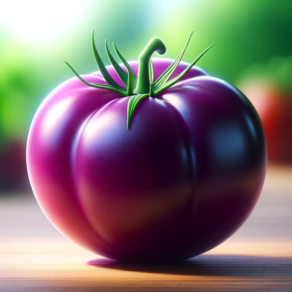 Purple Tomato Seeds 30+ Seeds 6-7oz Indeterminate – 100 Days to Ripen