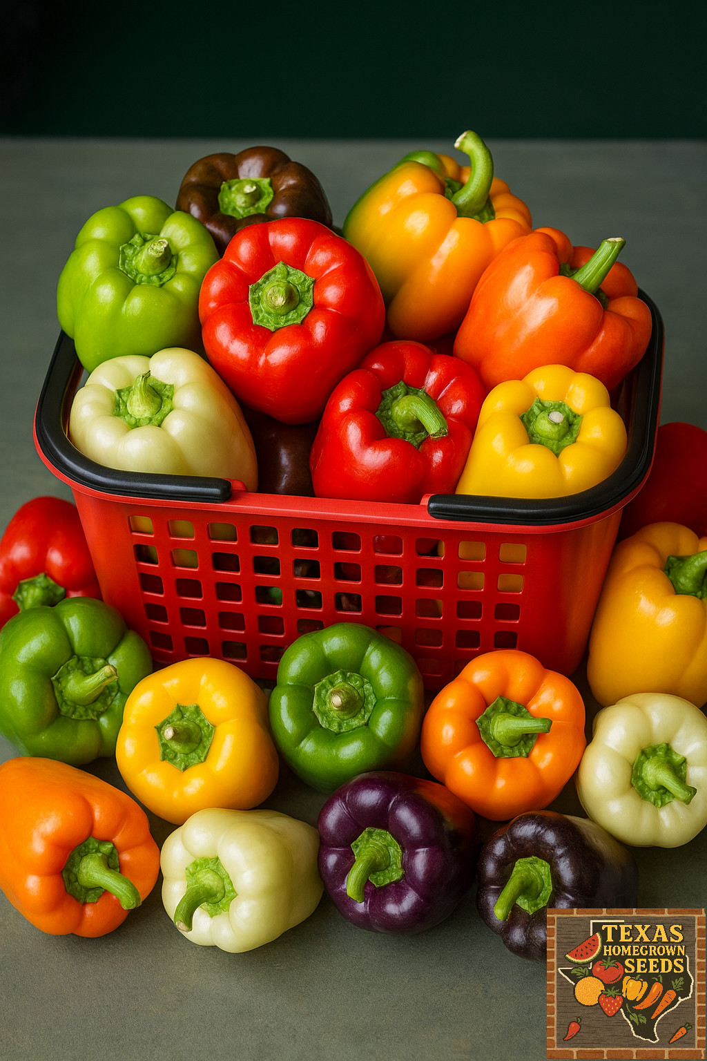 100 Heirloom Rainbow Mixed Bell Pepper Seeds – Large&Sweet – Every Bell Color