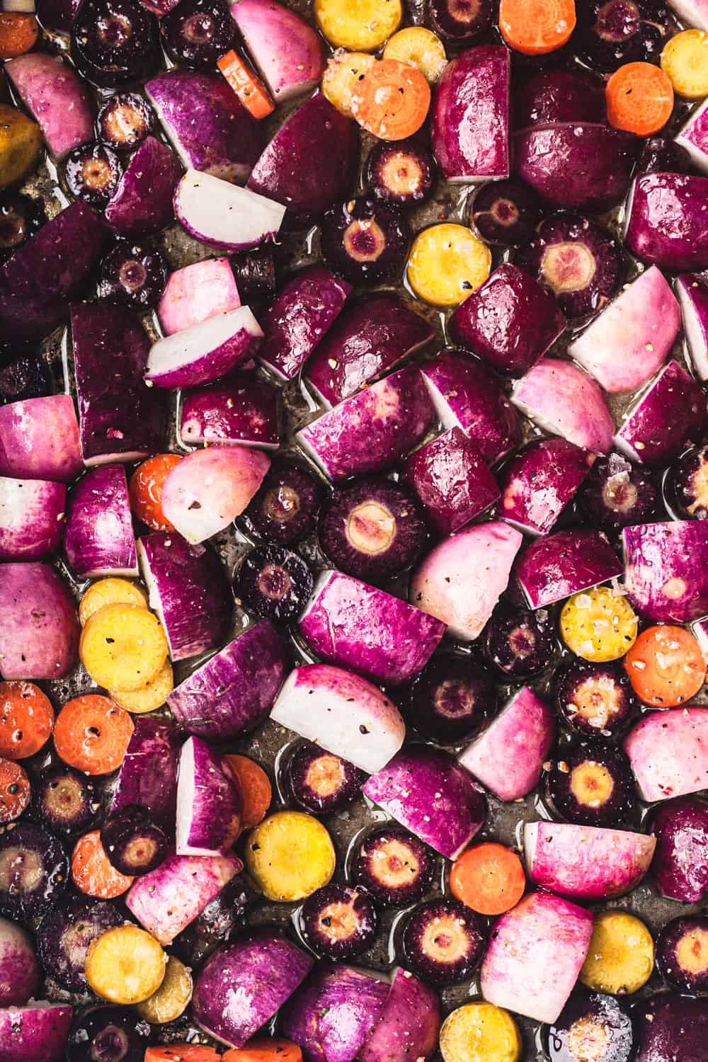 Purple Plum Radish Seeds | Raphanus sativus Purple Radishes Unique Color 2024