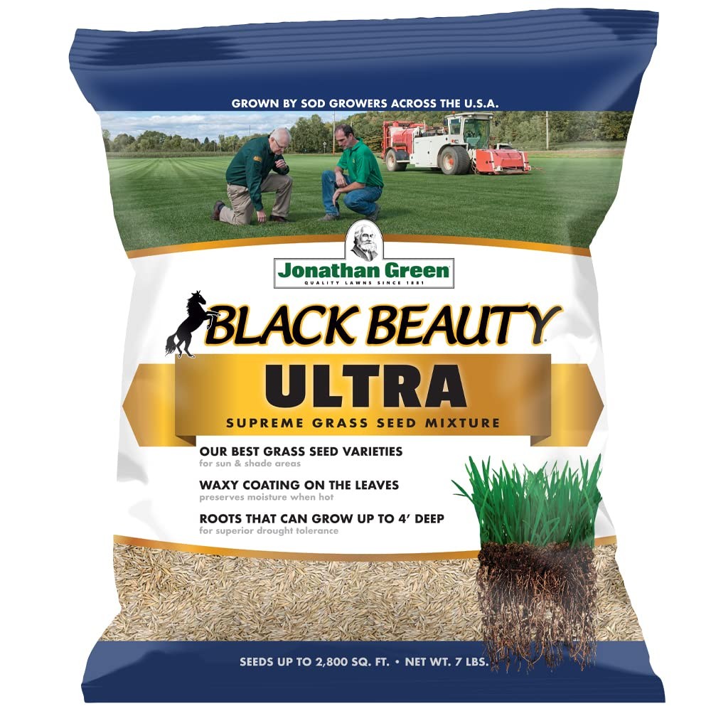 Jonathan Green (10322) Black Beauty Ultra Grass Seed Cool Season Lawn Seed (7