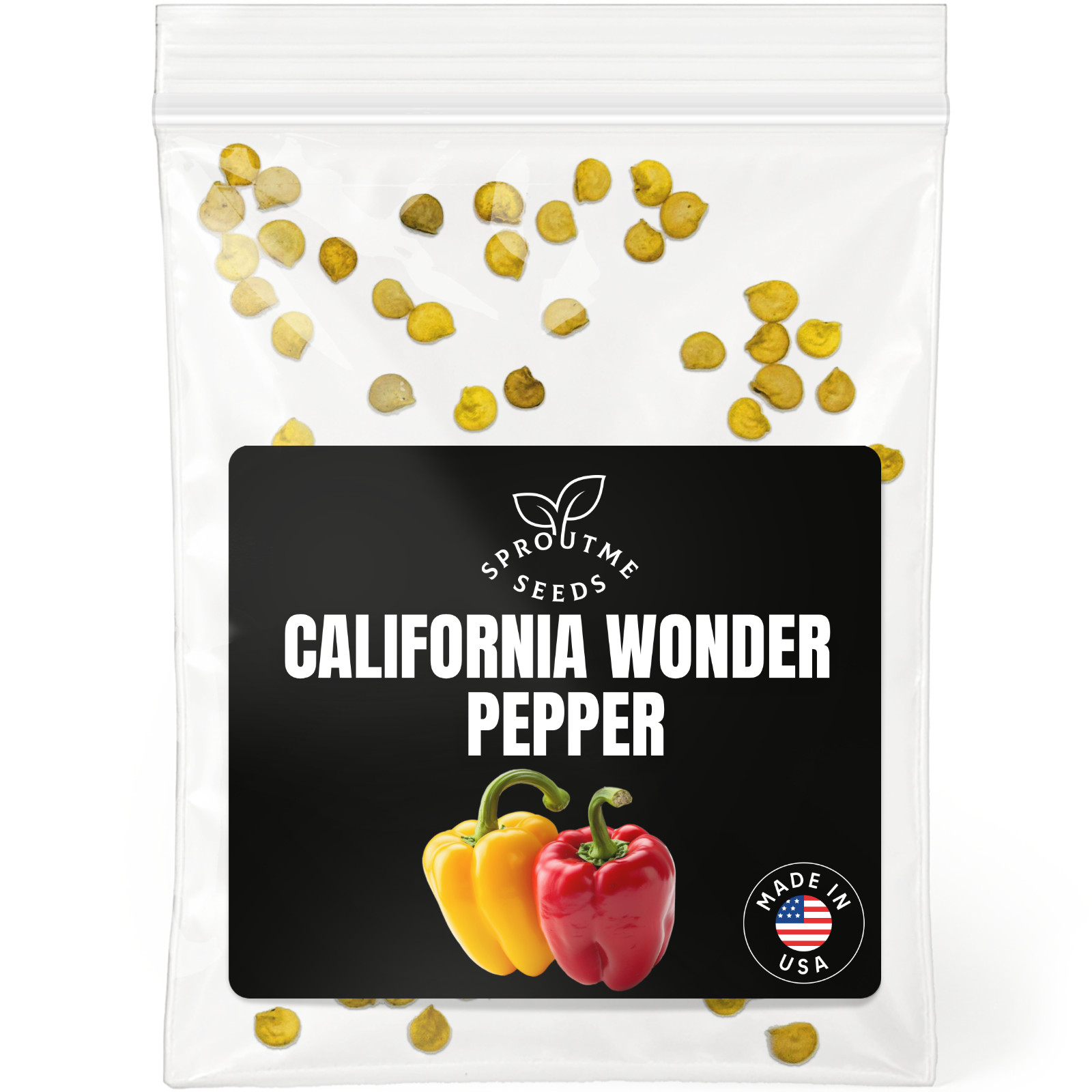 California Wonder Pepper Seeds 50+, Heirloom Non-GMO, Sweet Bell Pepper