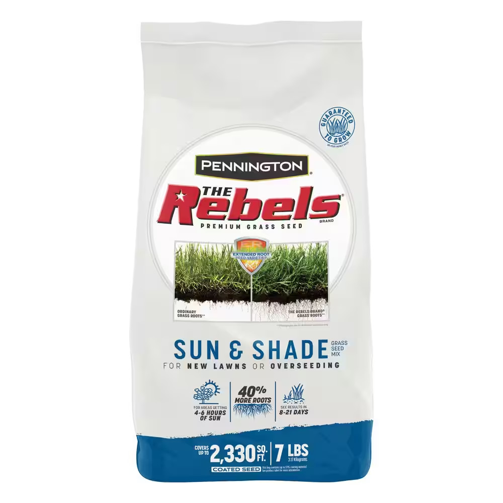 Rebels 7 Lbs. 2330 Sq. Ft. Sun and Shade Grass Seed Blend