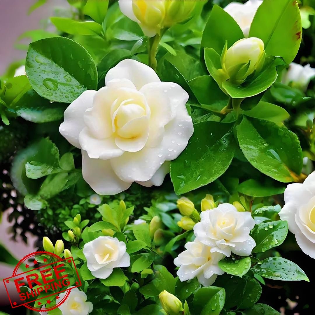 Gardenia Seeds – 300pcs Fragrant Flower, Non-GMO, High Germination, Planting