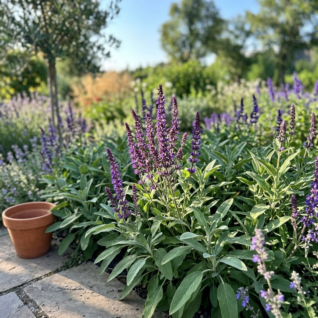 Sage Plant Seeds – 350pcs – Perfect for Outdoor Garden & Herb Bed Planting