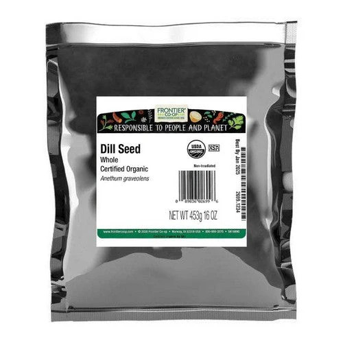 Frontier Coop, Organic Dill Seed Whole, 1 Lb