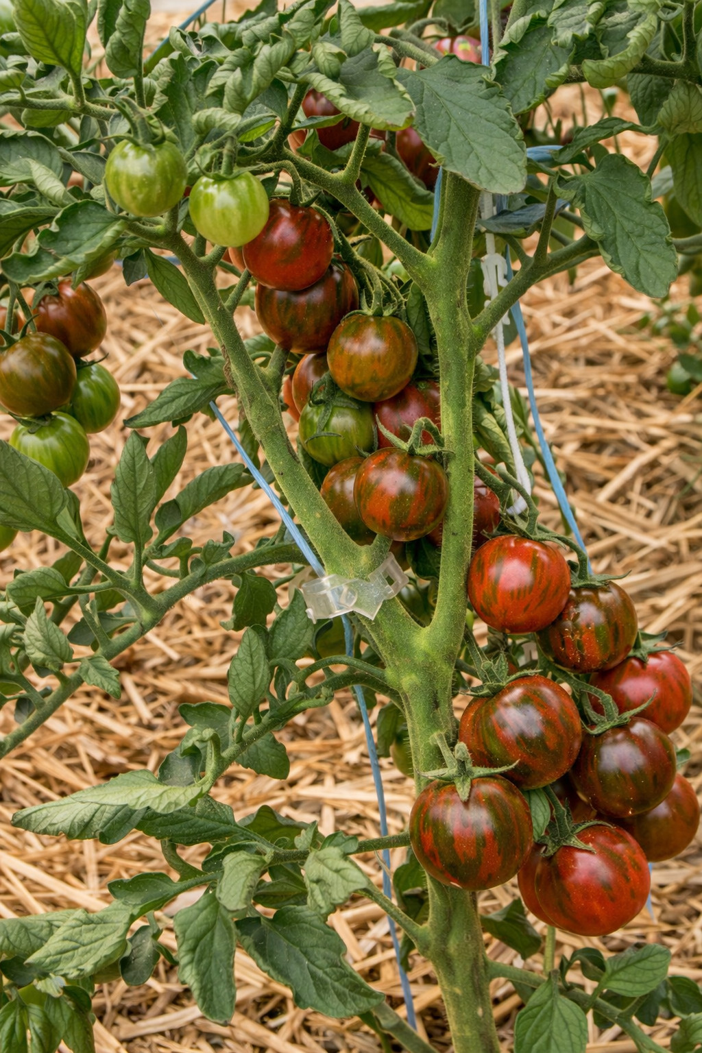 100 Heirloom Black Zebra Cherry Tomato Seeds – 3-4oz Dark Striped Indeterminate
