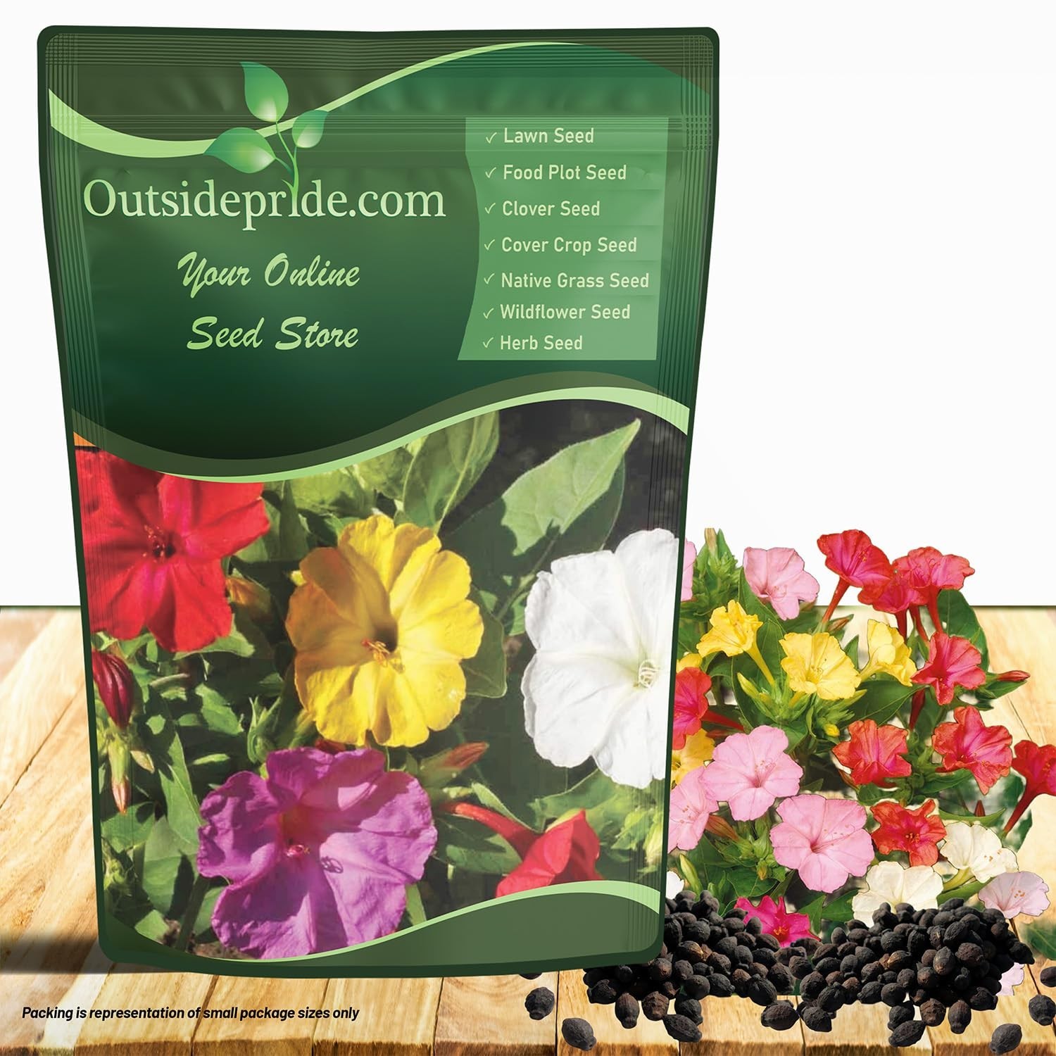 Mixed Four O’clock Flower Seeds – 1 lb Perennial, Fragrant Trumpet Blooms, Easy