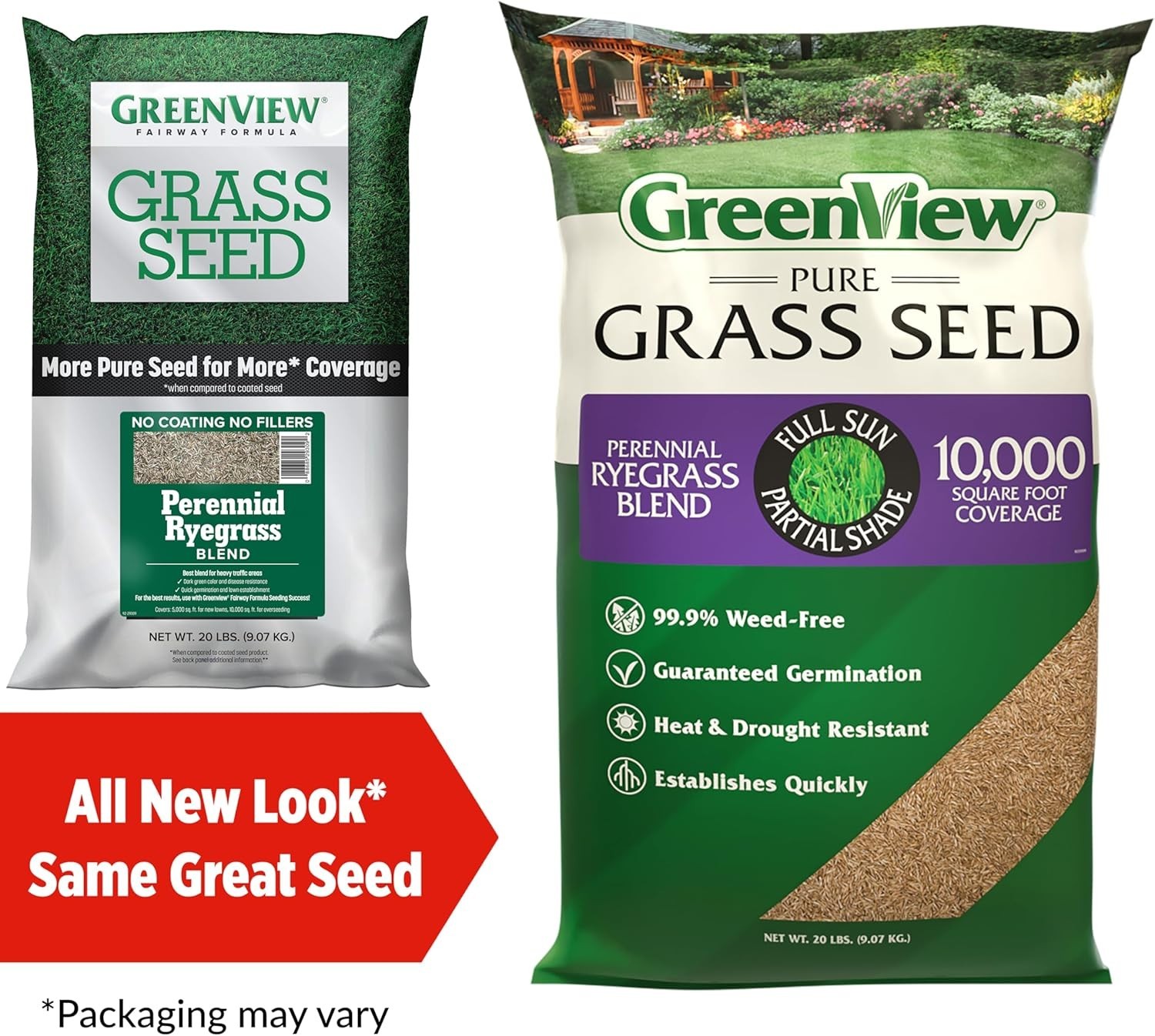 Perennial Ryegrass Seed 20lb – Fast Growing, Durable, Kid & Pet Friendly