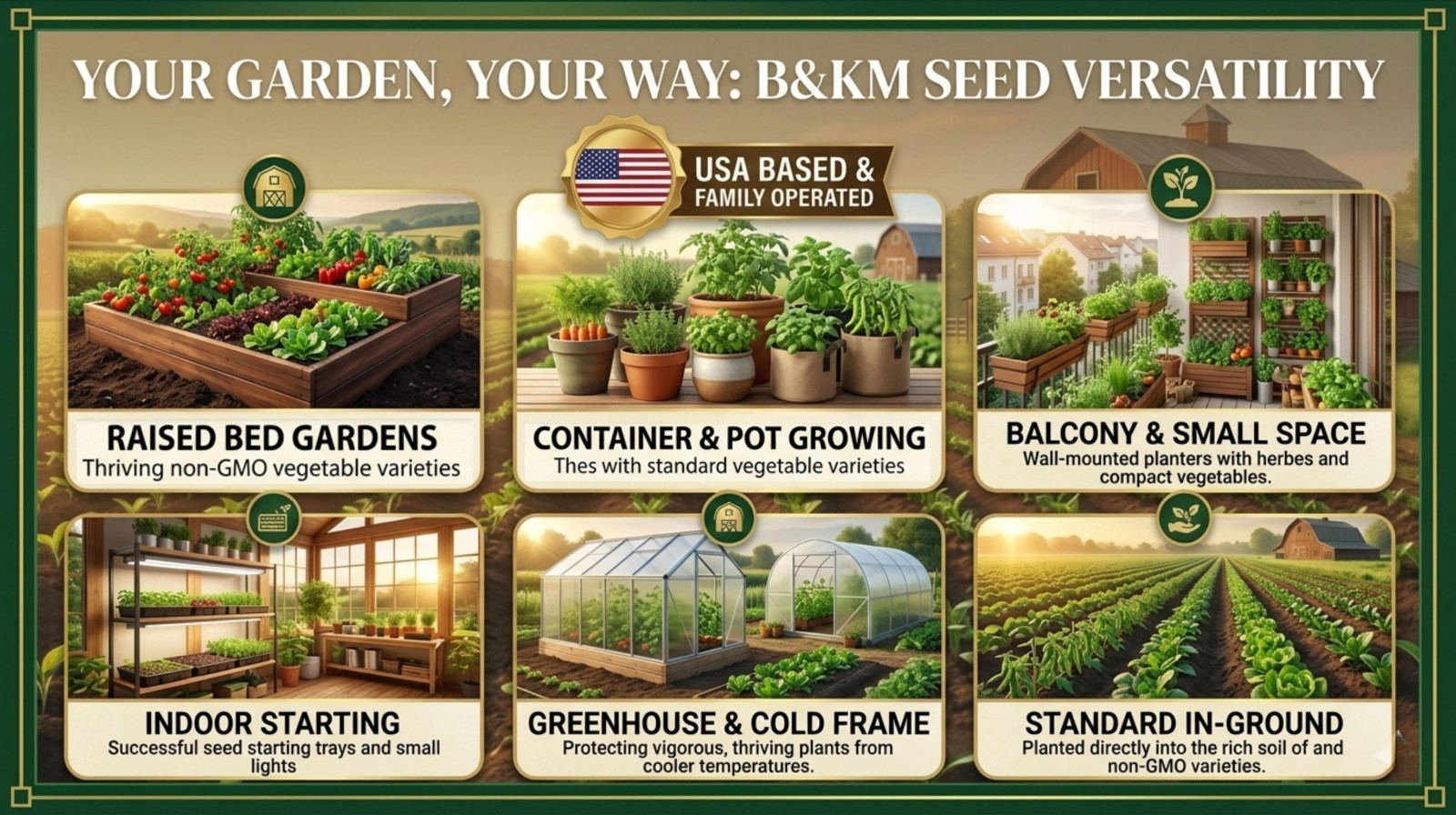 🌿 50 Heirloom Seed Varieties – Pick Your Own! Non-GMO Vegetable, Fruit, Herb &