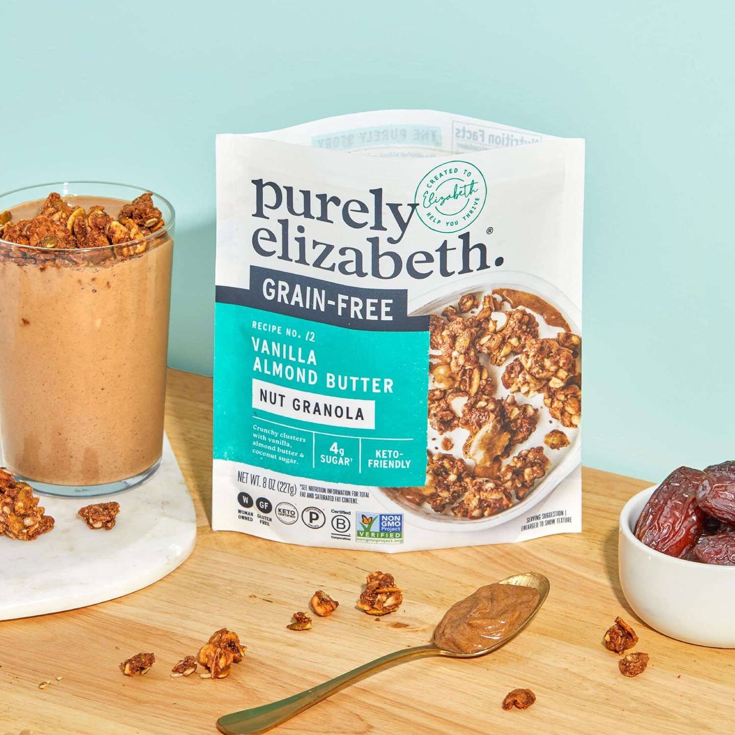 Purley Elizabeth Keto Granola Best Sellers Variety Pack, Made with Nuts and Seed
