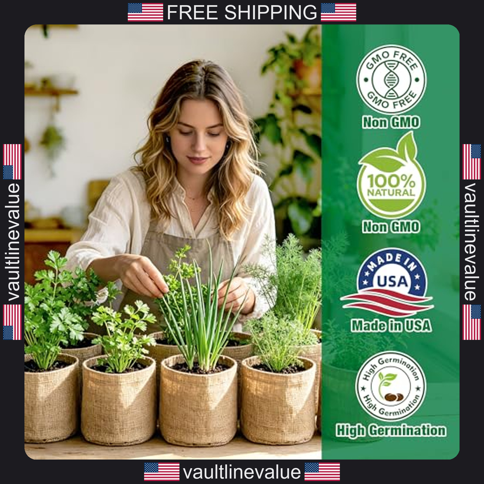 12 herb garden kit indoor herbs seeds growing set gardening gift for women men