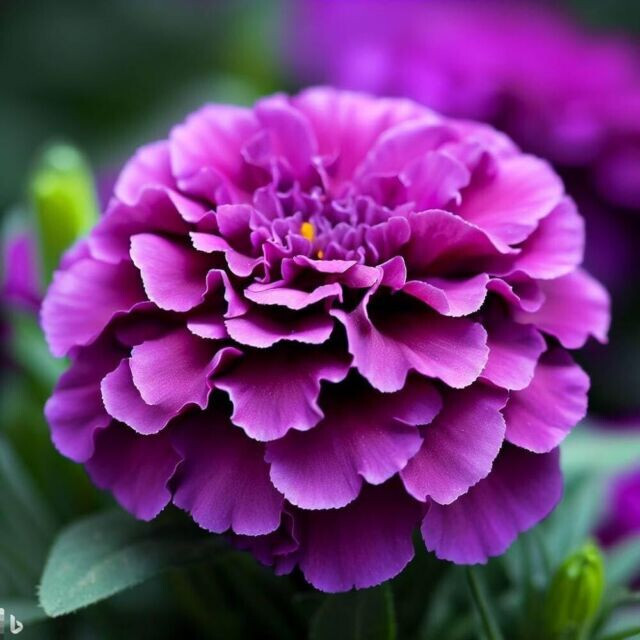 25+ Purple India Marigold Seeds for Garden Planting – USA – FREE SHIPPING!